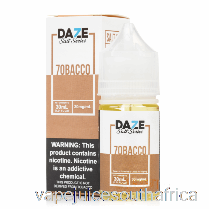 Vape Juice South Africa 7Obacco - 7 Daze Salt - 30Ml 50Mg